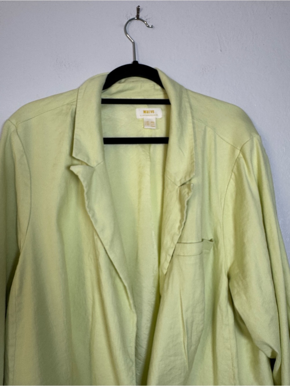Anthropologie Maeve Linen Blend Oversized Blazer - Picture 6 of 16